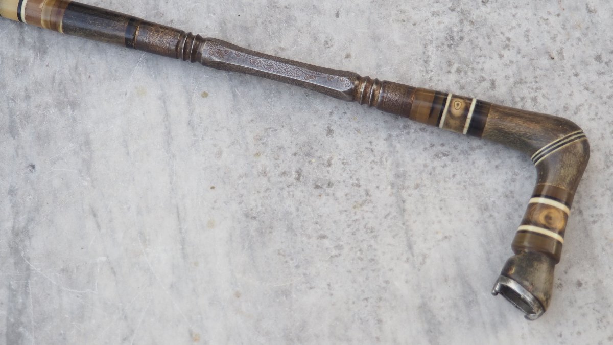 Officer's Cane, Imperial Russia, Zlatoust Manufactory, 1898, Cossack, 19th Century, Ber26can001-photo-7