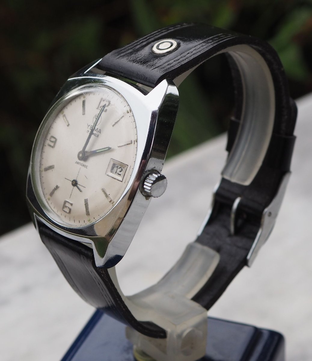 Montre bracelet homme YEMA vintage mécanique 17 jewels – IFS26YEM001-photo-6