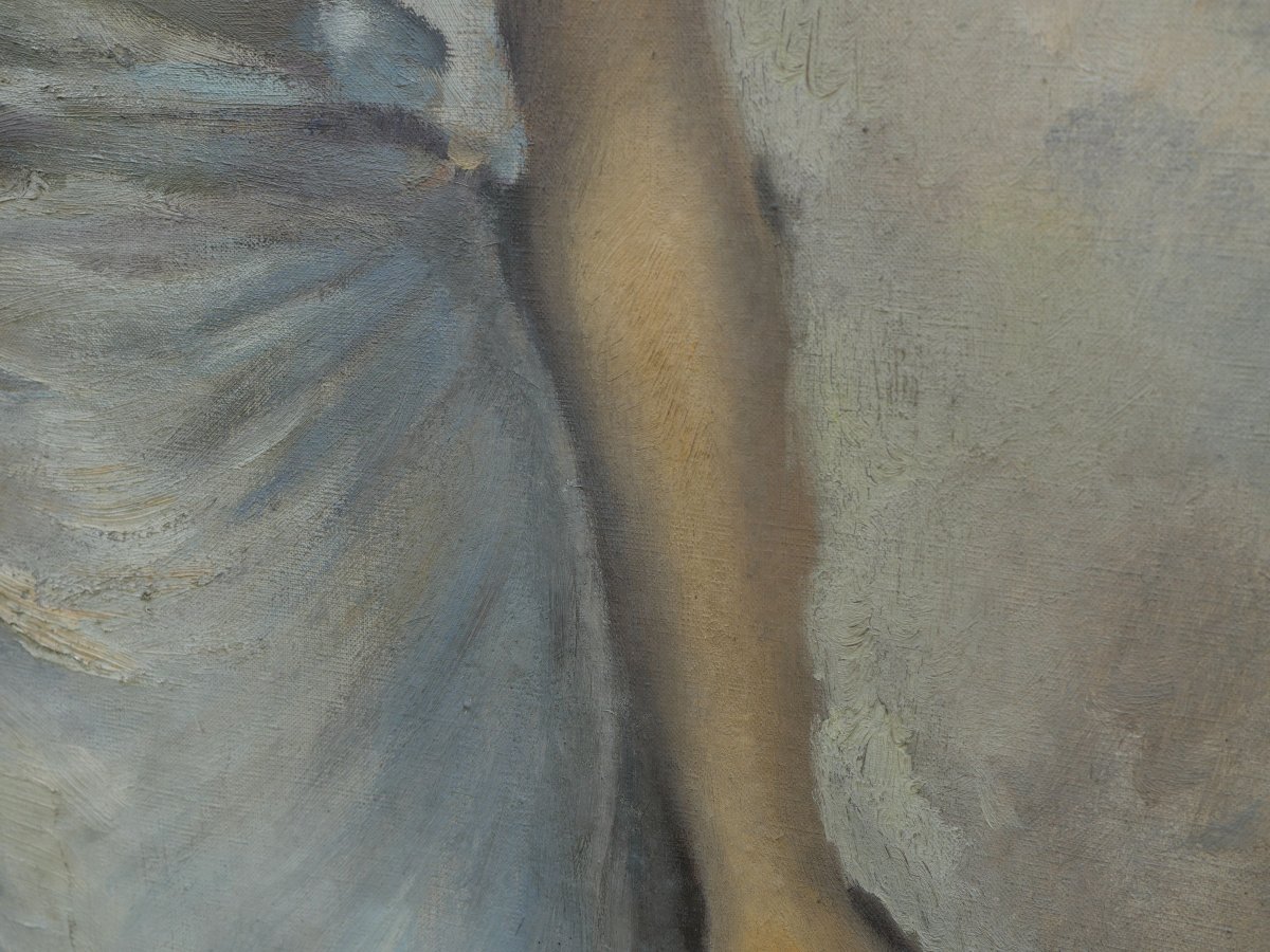 Jean-dominique Van Caulaert 1897 Large Full-length Portrait Of An Elegant Woman 1936  Vim25hst001-photo-5