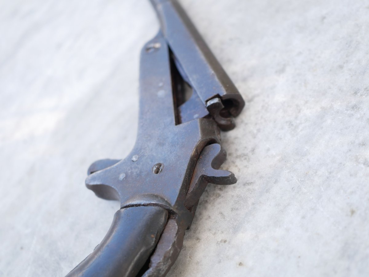 Single-shot Parlor Pistol – 5 Mm Rimfire Caliber – 19th Century – Needs Restoration Am-photo-2
