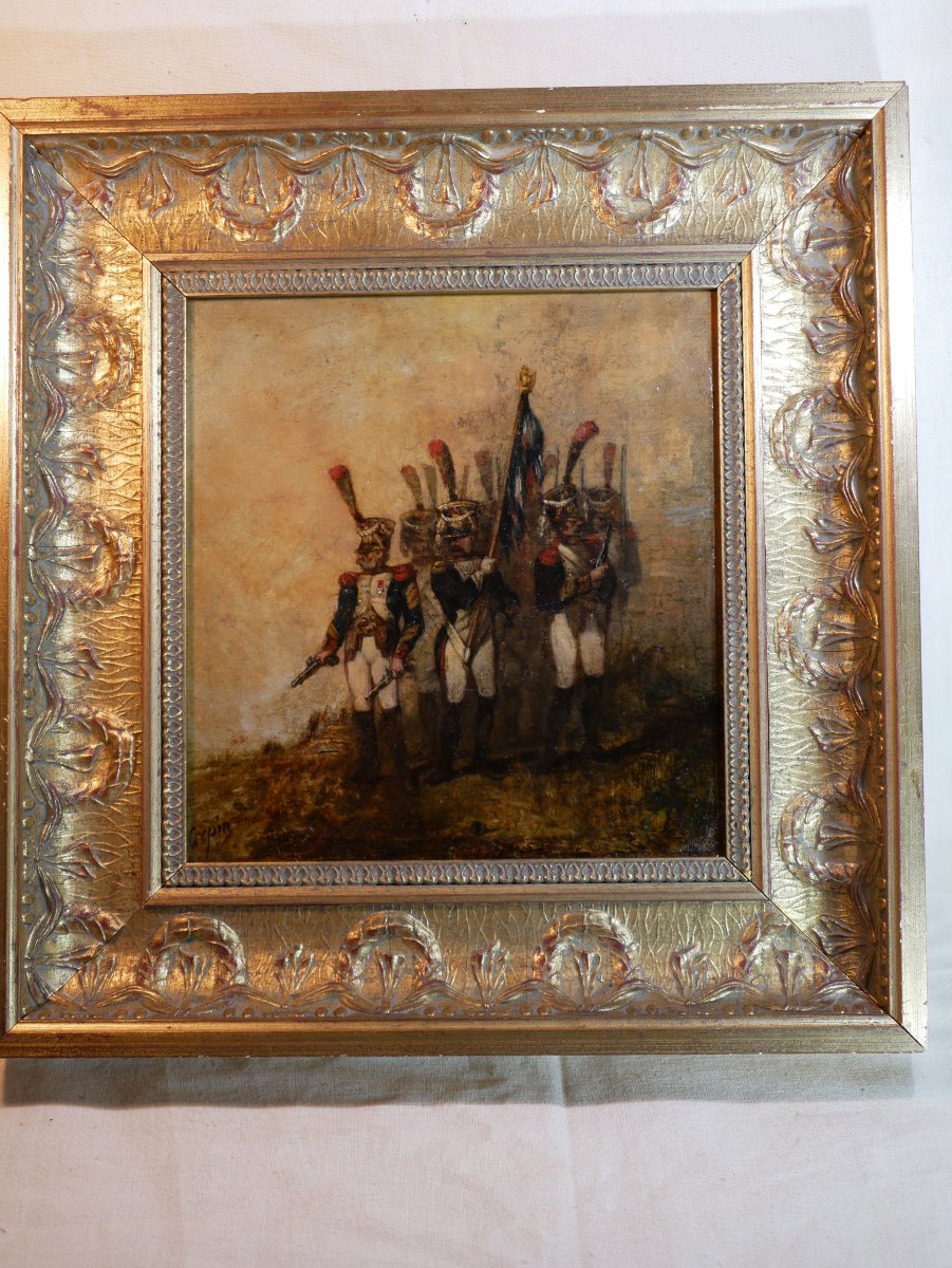 Louis-philippe Crépin D’orléans (1772–1851), First Empire Guard Infantry, Defending The Flag-photo-2