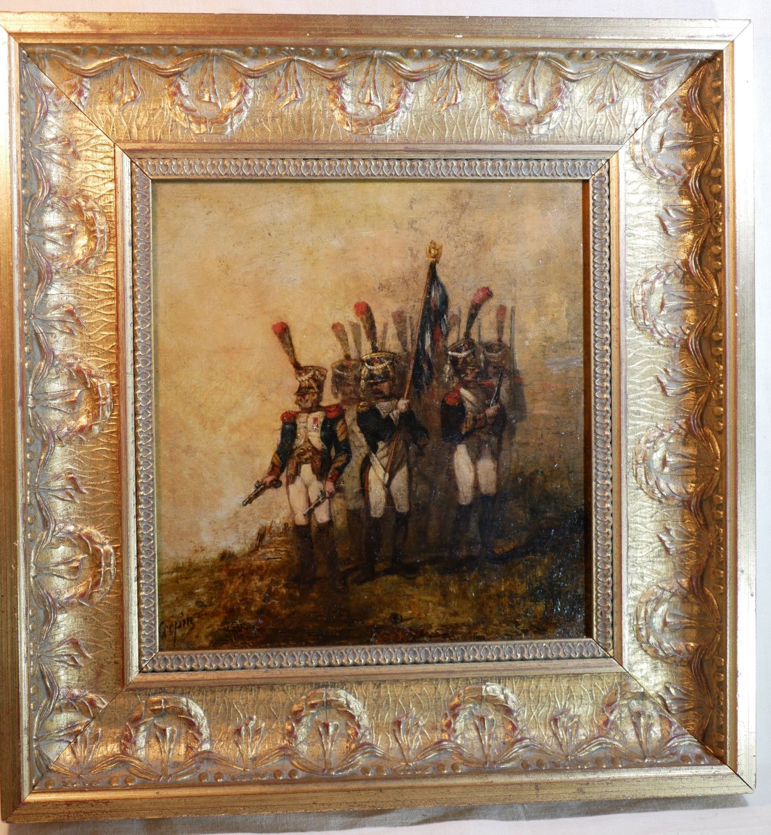 Louis-philippe Crépin D’orléans (1772–1851), First Empire Guard Infantry, Defending The Flag-photo-4