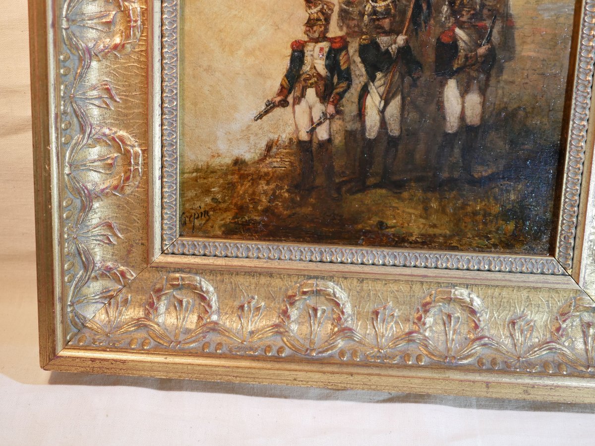 Louis-philippe Crépin D’orléans (1772–1851), First Empire Guard Infantry, Defending The Flag-photo-5