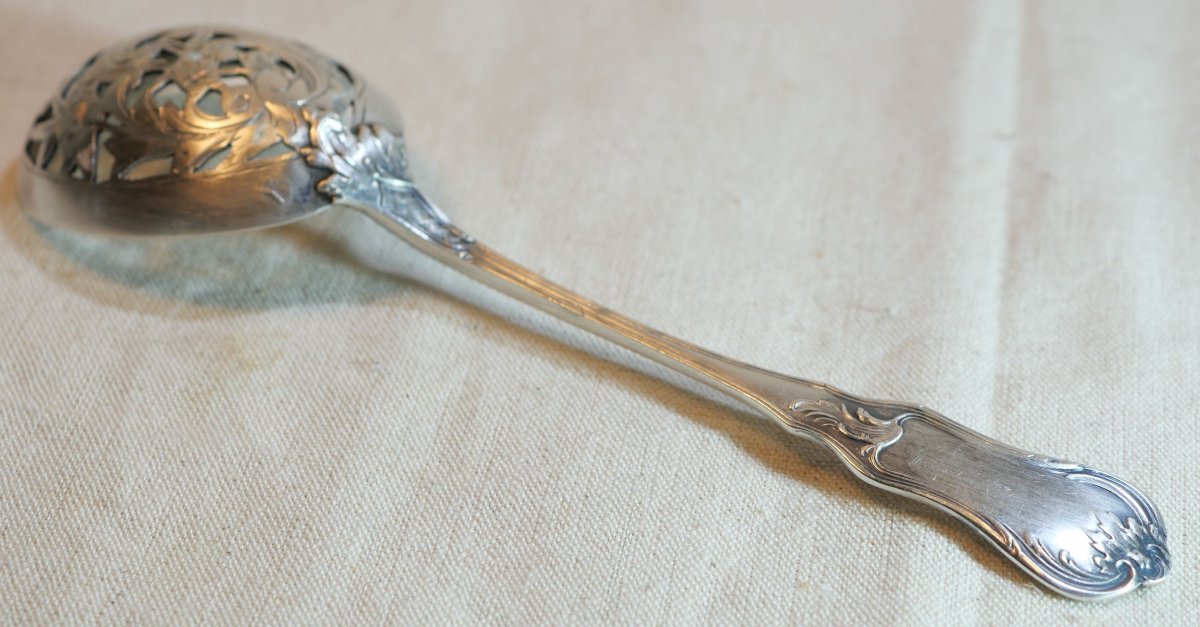 Cuillère saupoudreuse argent massif 38 grammes Minerve VEUVE COMPERE SCH24SAU002-photo-3