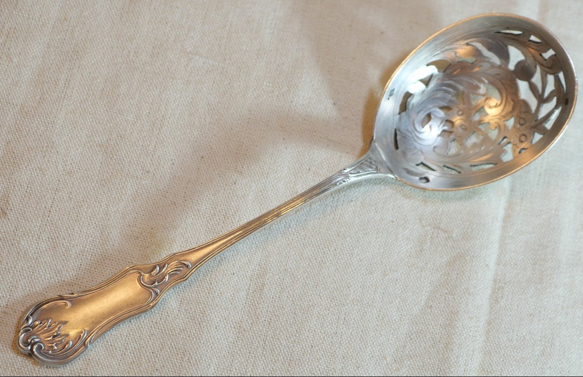 Cuillère saupoudreuse argent massif 38 grammes Minerve VEUVE COMPERE SCH24SAU002-photo-1