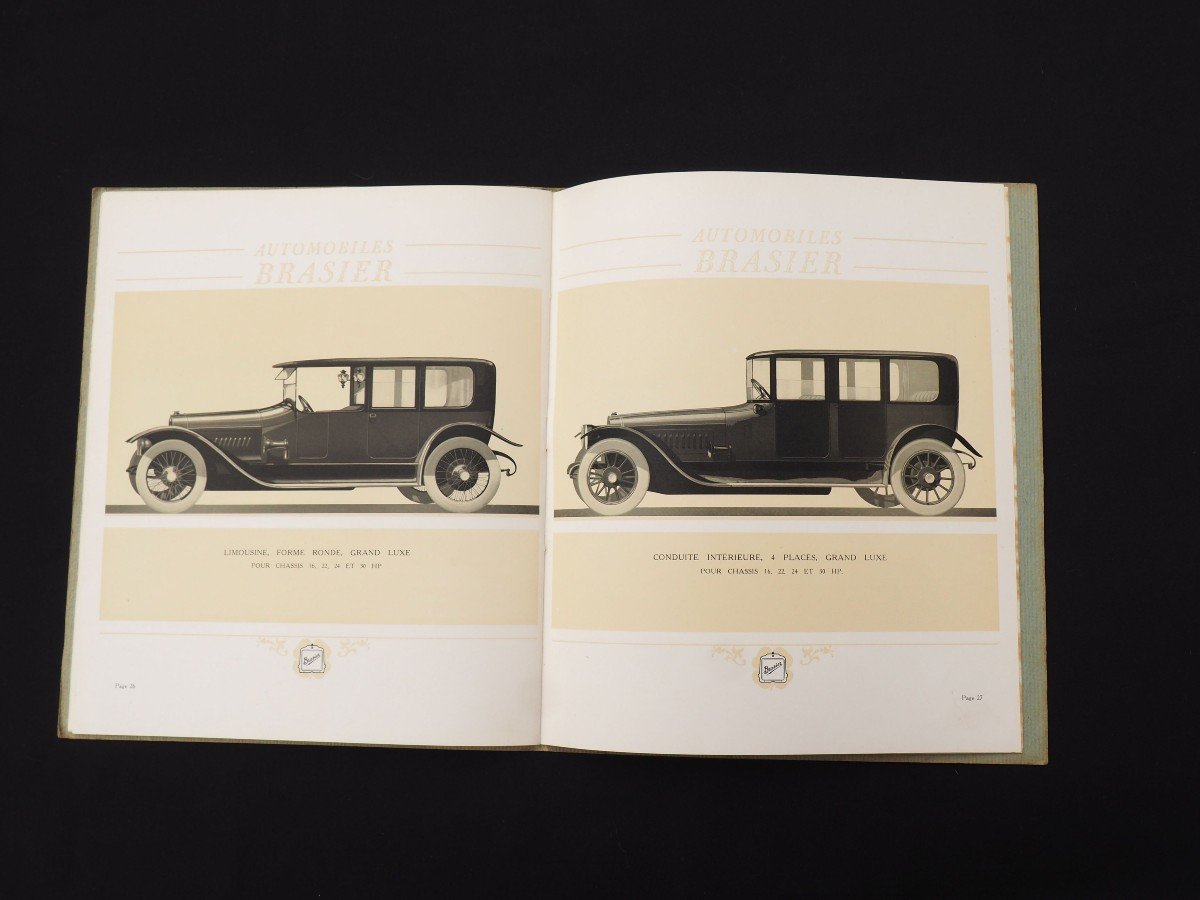 Advertising Catalog Booklet - Automobiles Brasier From 1914-photo-3