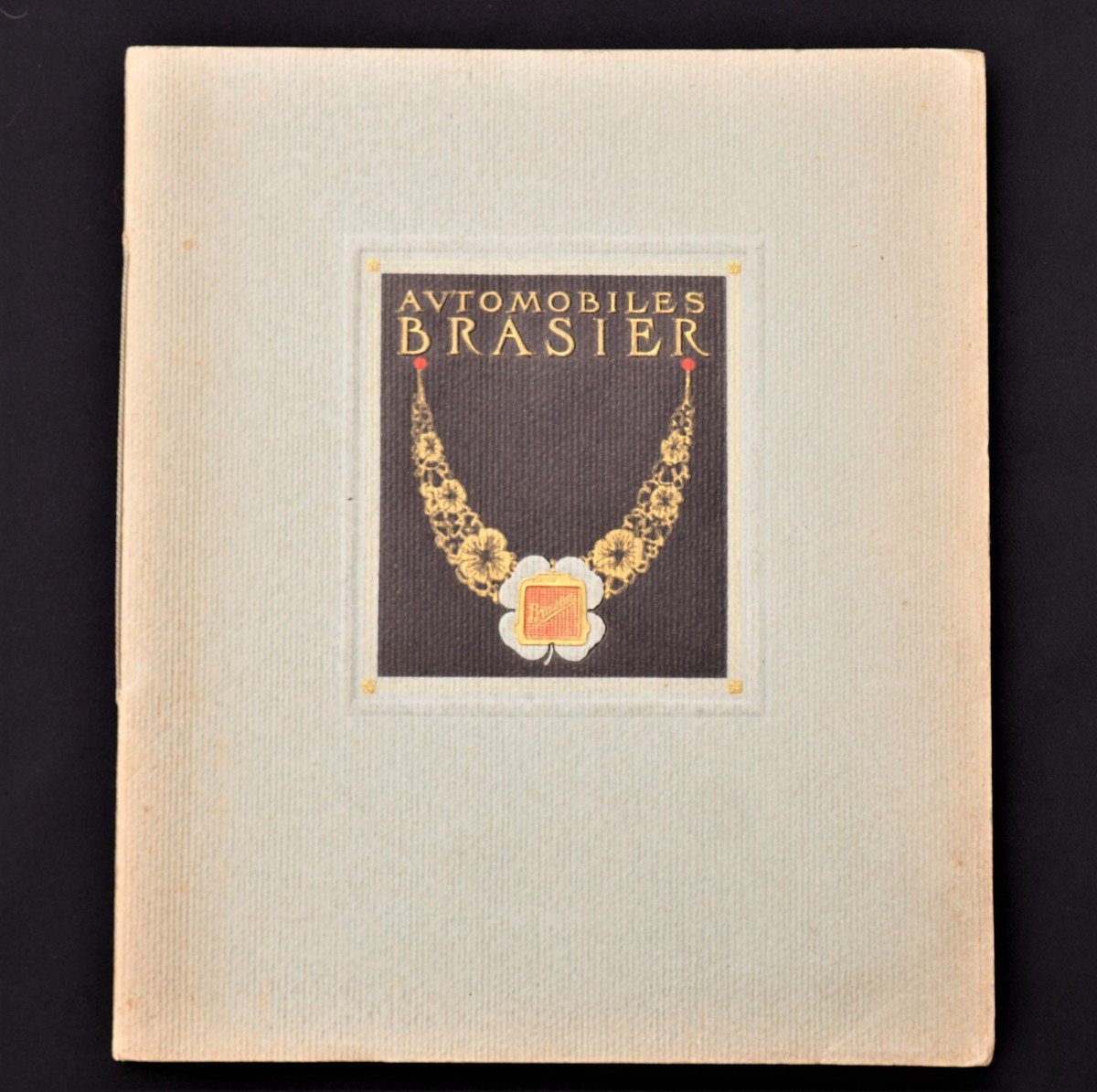 Advertising Catalog Booklet - Automobiles Brasier From 1914