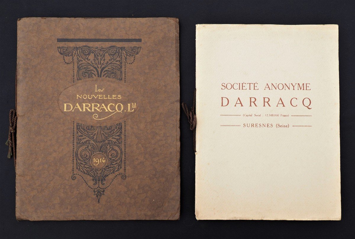 Lot Booklets Advertising Catalogs - Automobiles Darracq From 1919