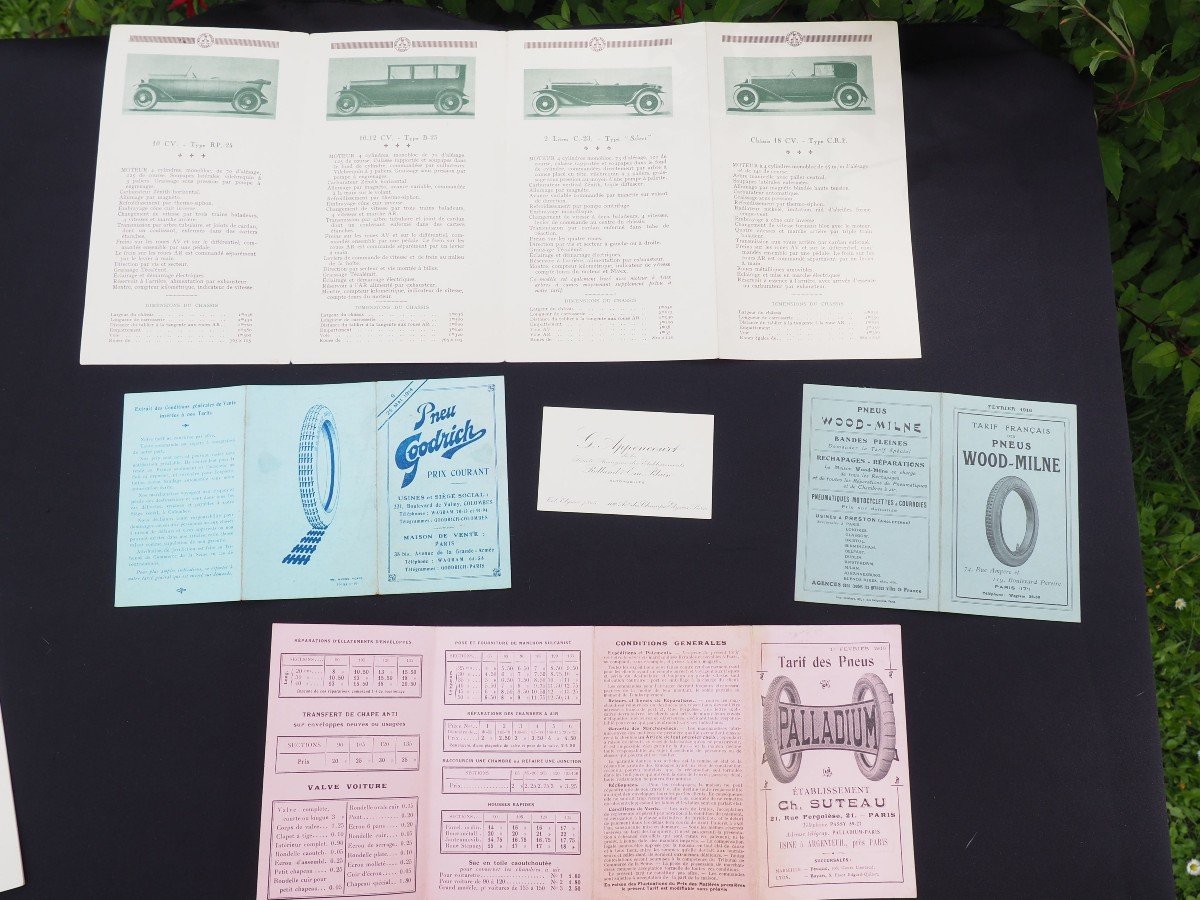 Car Advertising Catalogs Booklets Rolland Pilain Goodrich Wood Milne Palladium-photo-3