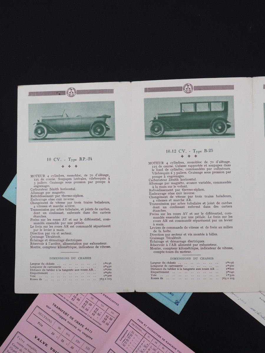 Car Advertising Catalogs Booklets Rolland Pilain Goodrich Wood Milne Palladium-photo-2