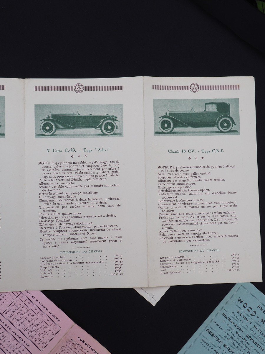 Car Advertising Catalogs Booklets Rolland Pilain Goodrich Wood Milne Palladium-photo-3