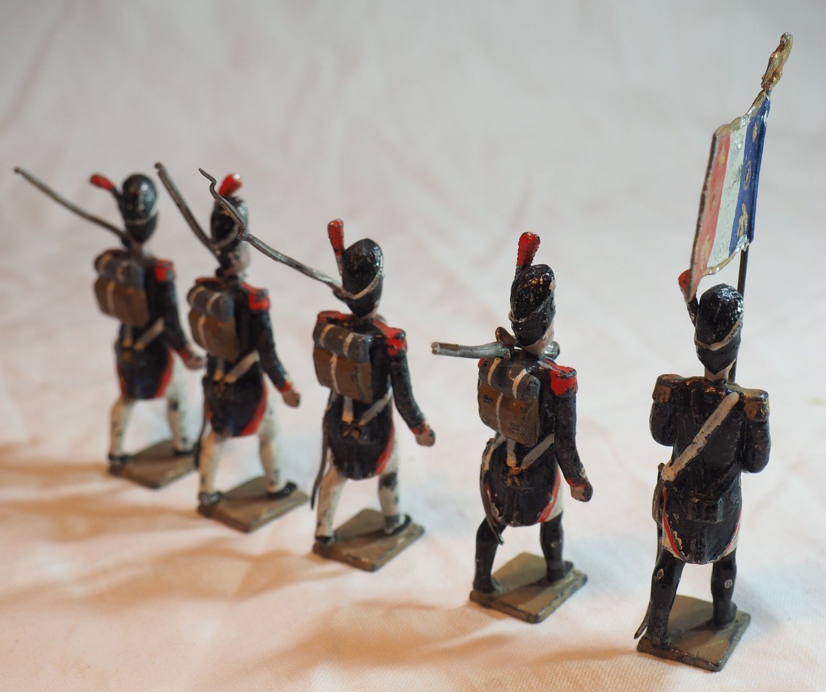 Lucotte Lead Soldiers First Empire - Imperial Guard - The Flag Guard - XIXth Time-photo-3