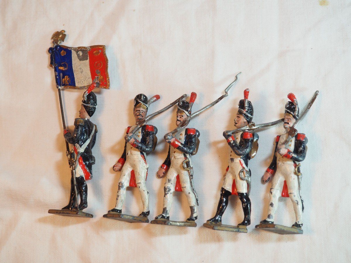 Lucotte Lead Soldiers First Empire - Imperial Guard - The Flag Guard - XIXth Time-photo-1