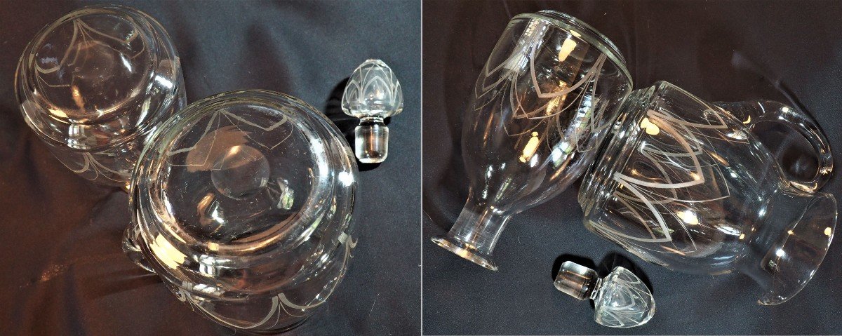 Large Part Of French Cut Crystal Service - End XIX Beginning XXIth-photo-6