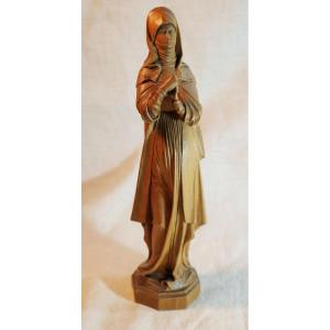 Vierge de Nuremberg sculpture religieuse en bois REV25SCU001