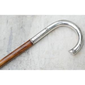 Cane Pommel Stock Silver 800 Thousandth Marked G Legoupil Flers Orne Her25can009