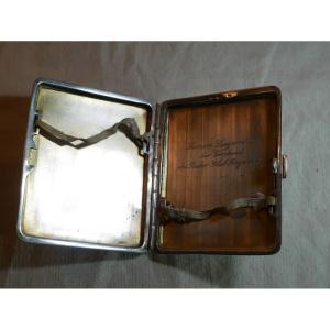 Silverware Cigarette Case Reward Club Oars Raguhn 1927 Silver Uka 800 