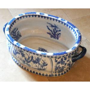 Aquarium faïence DELFT  décor poissons Époque XiX - SDC26AQU001