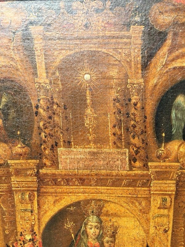 Painting 17th José Robledo Spanish School Of Antequera And Seville 1690-photo-4