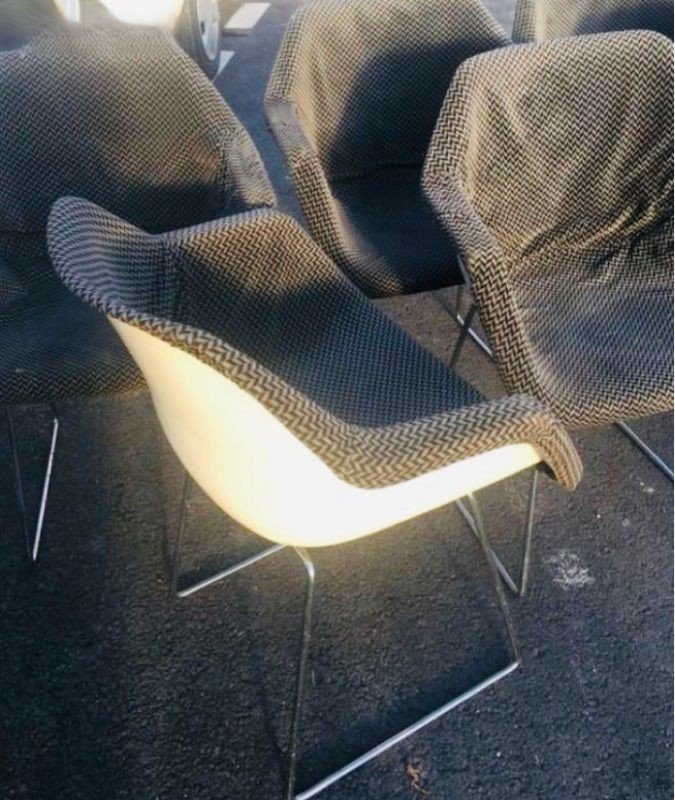 Set Of 70 Vintage Robin Day 70s Chairs-photo-2