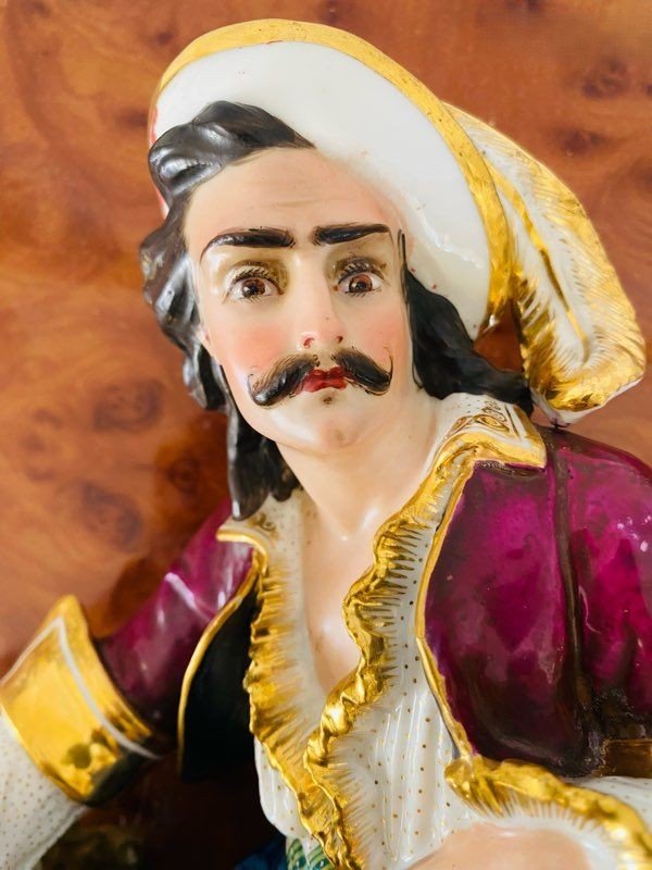 Superbe grande pendule porcelaine XIXeme dlg Jacob PETIT-photo-1