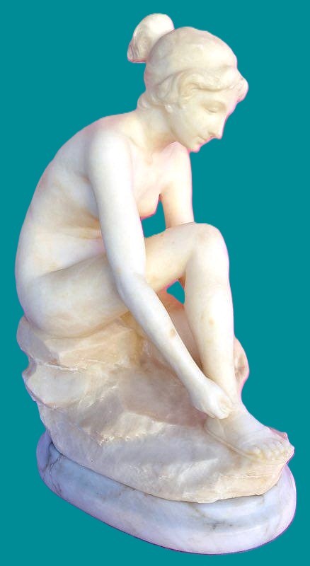 Sculpture Art Nouveau signée PUGI