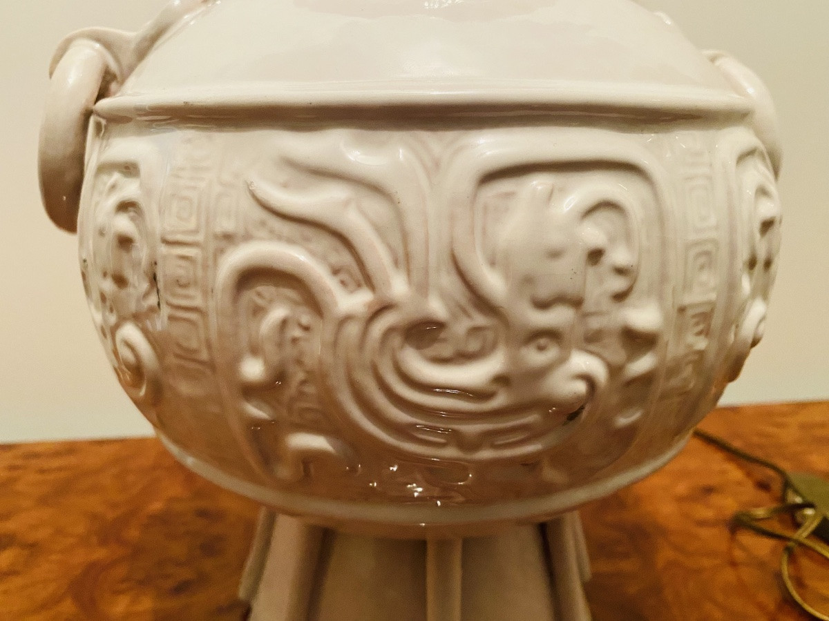 20th Century Ceramic Lamp Bases Attributed To Urbano Zaccagnini-photo-2