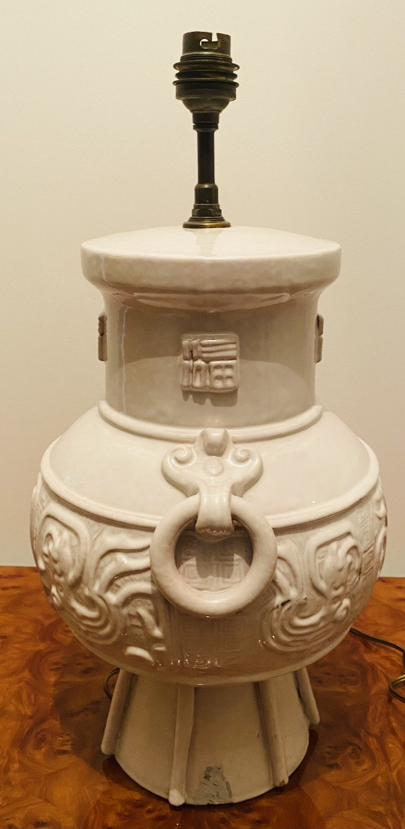 20th Century Ceramic Lamp Bases Attributed To Urbano Zaccagnini-photo-4