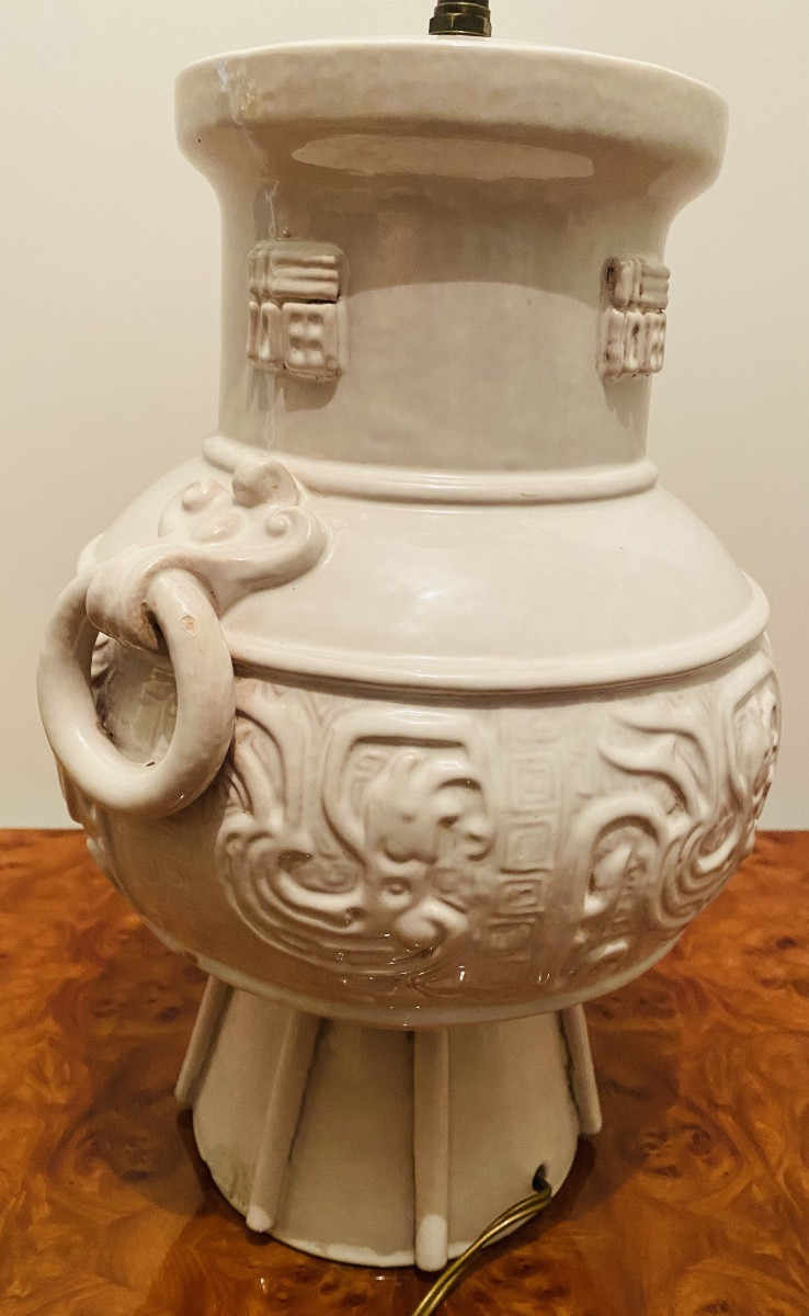20th Century Ceramic Lamp Bases Attributed To Urbano Zaccagnini-photo-5