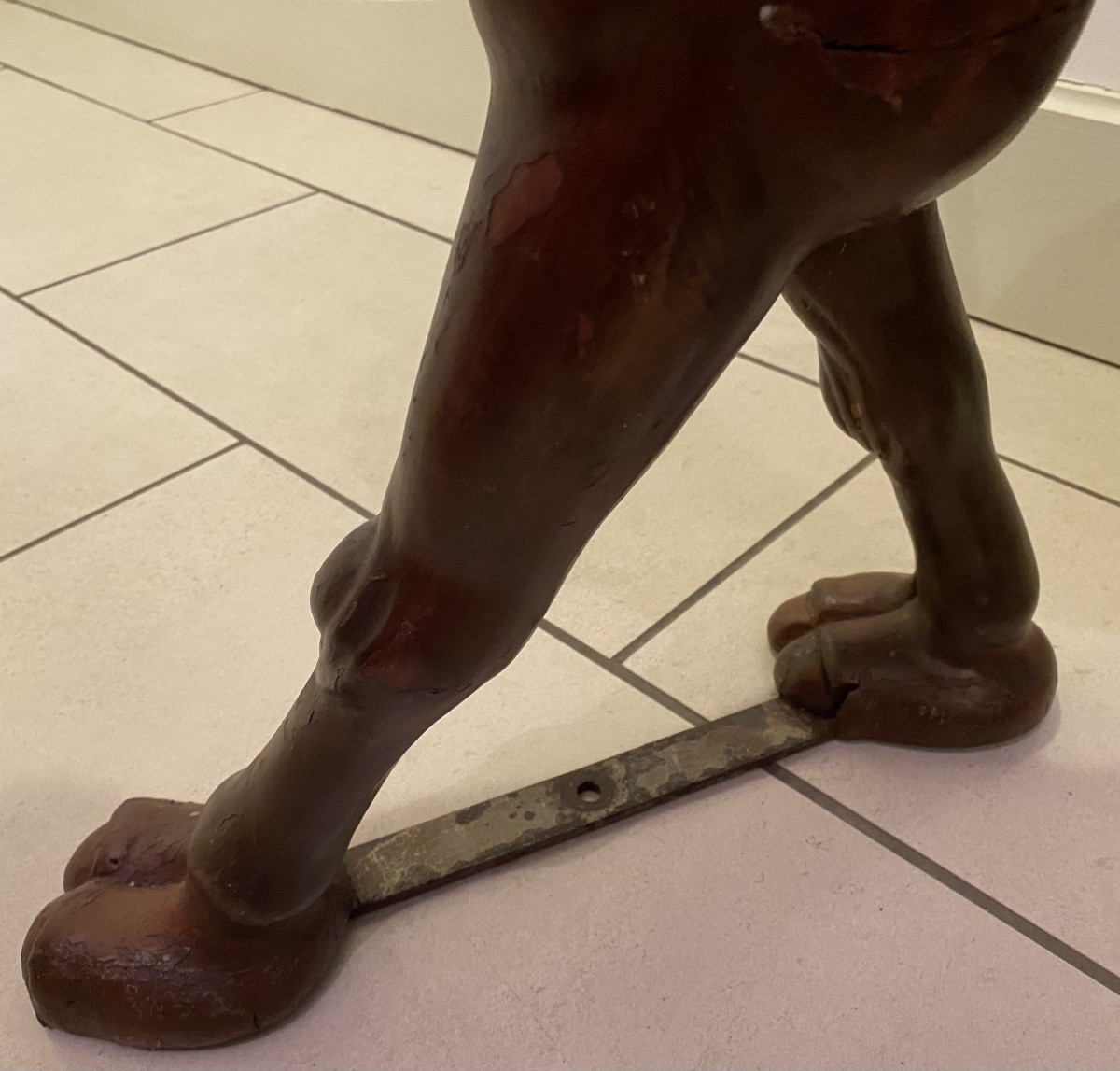 Antique Wooden Carousel Figure, 1900-1920-photo-3