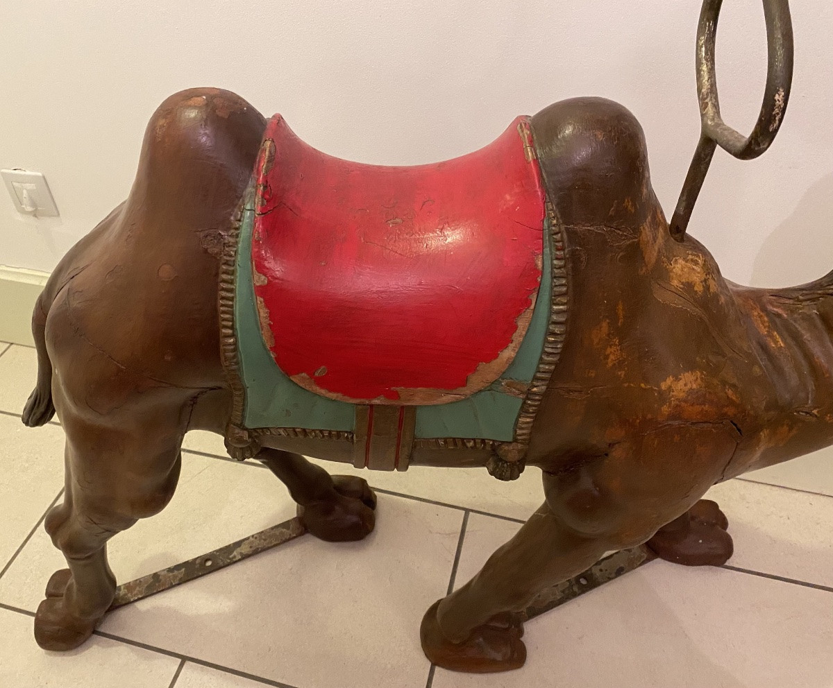 Antique Wooden Carousel Figure, 1900-1920-photo-5