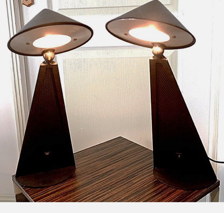Paire de lampes Toucan Patrice Bonneau 80’s-photo-2