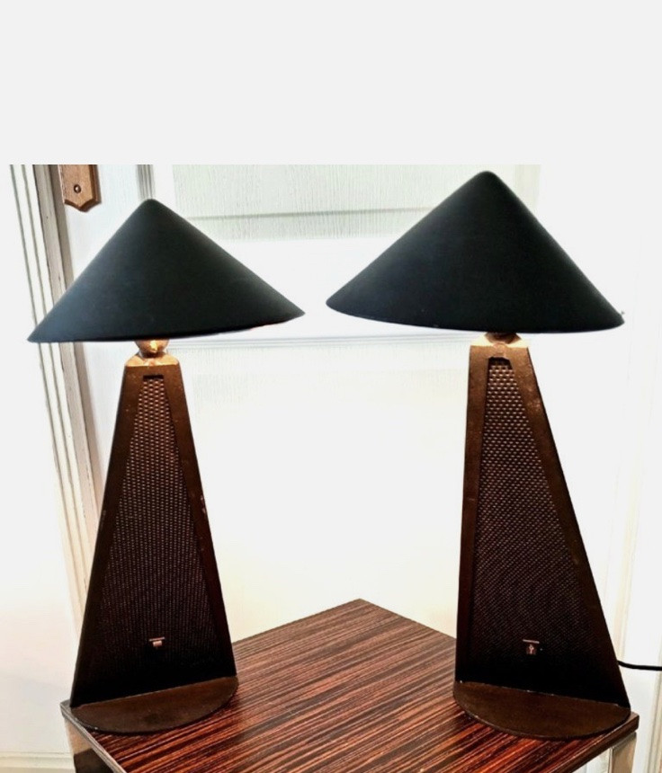 Paire de lampes Toucan Patrice Bonneau 80’s-photo-3