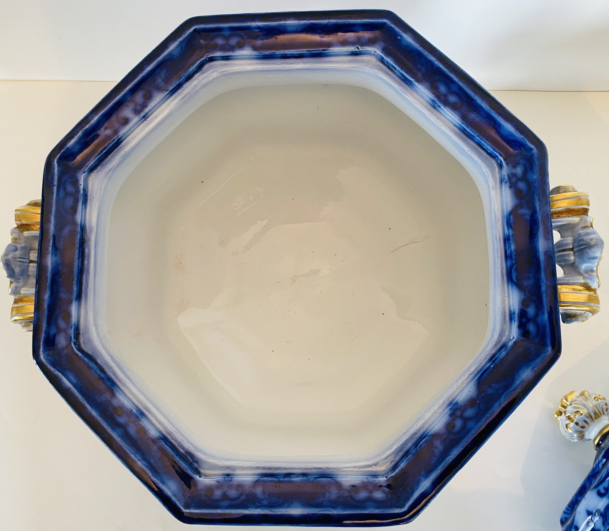 Soupière  XIXeme Porcelaine Longport Staffordshire  T.J.J Mayer and Co-photo-5