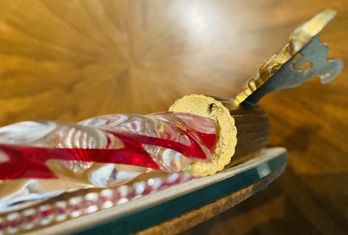 Glass Top And Murano Engraved Mirror By Barovier And Toso-photo-8