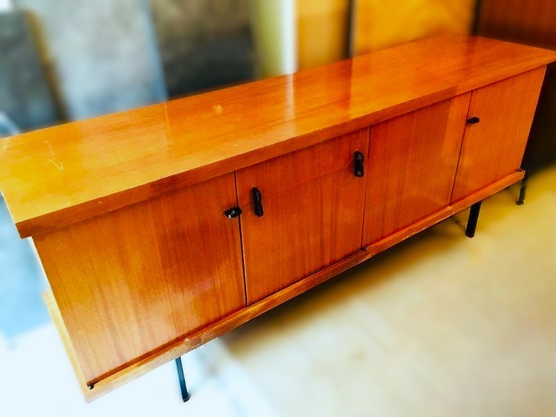 Vintage 1950s Sideboard By Designer Guermonprez