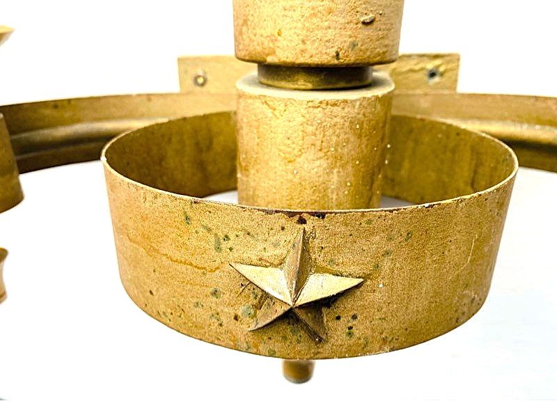 4 grandes belles appliques néo-classique années 40-photo-3