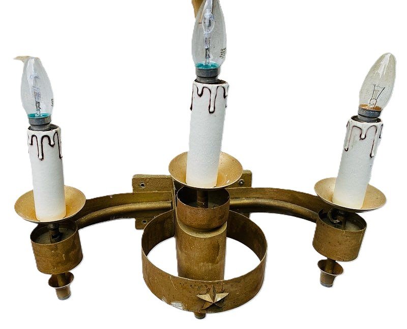 4 grandes belles appliques néo-classique années 40-photo-6