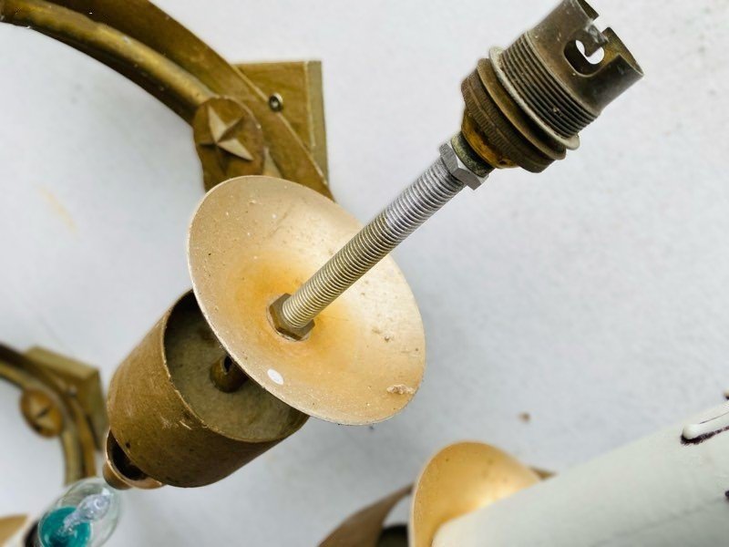 8 grandes appliques Vintage Néo classique 40’s-photo-6