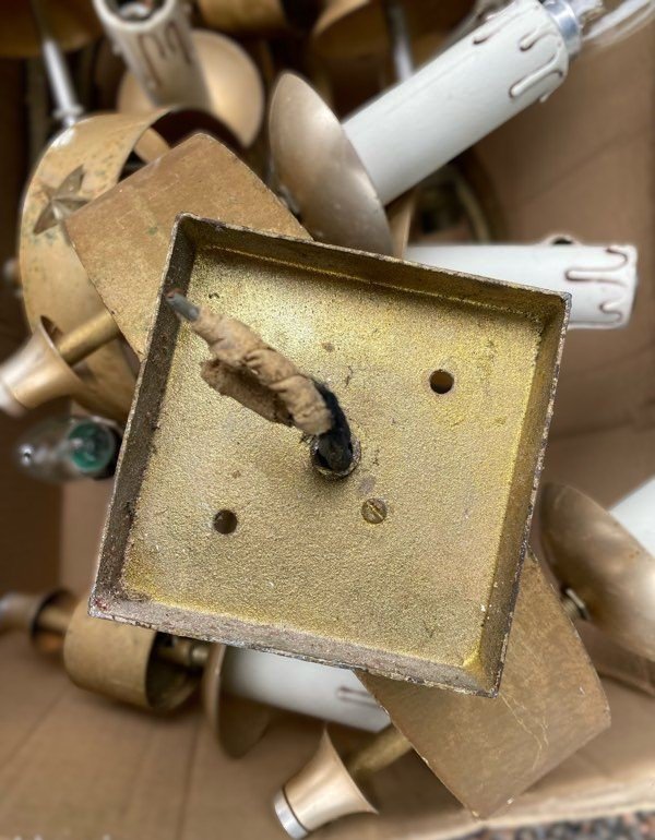 8 grandes appliques Vintage Néo classique 40’s-photo-7