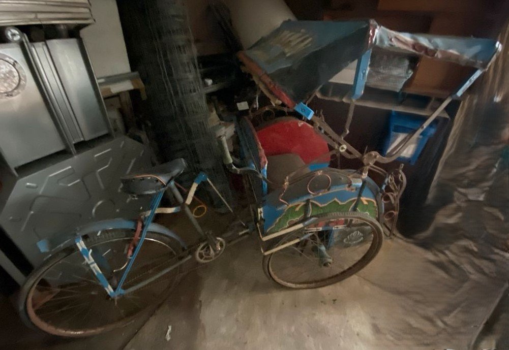 Rare Tuktuk indonésien ancien  superbe déco-photo-3