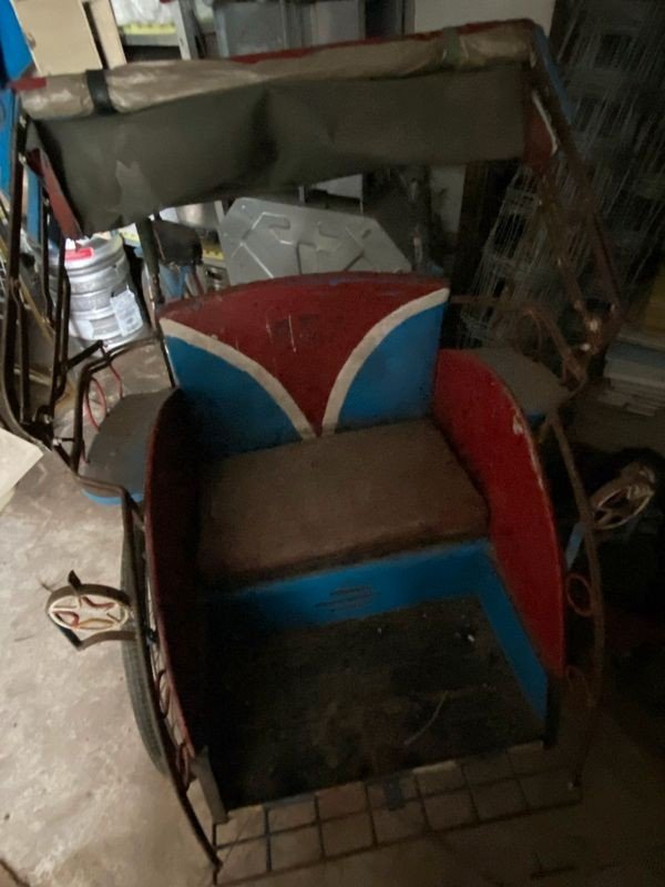 Rare Tuktuk indonésien ancien  superbe déco-photo-2