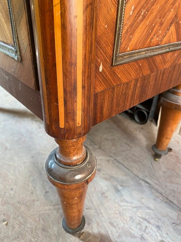 Secretary Louis XVI Old Marquetry-photo-6