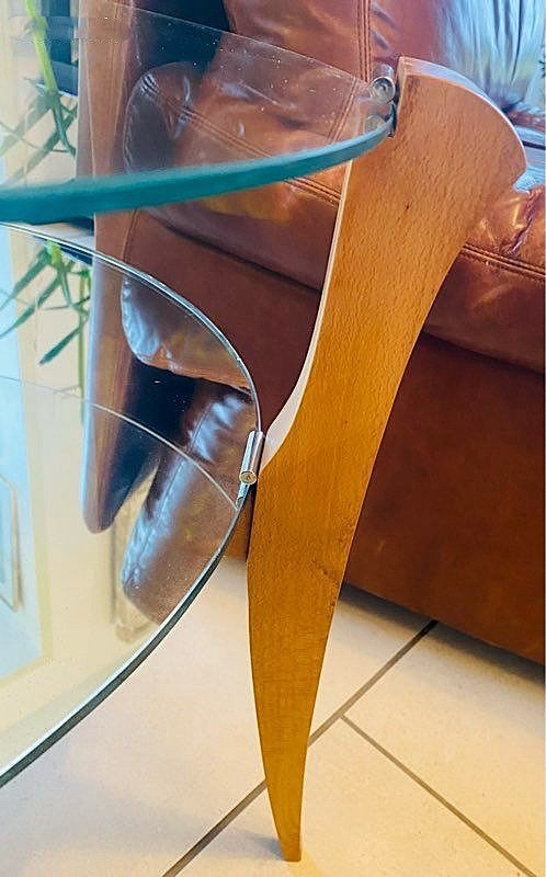 Vintage Marly Frères Coffee Table From Bordeaux, 1950s-photo-3