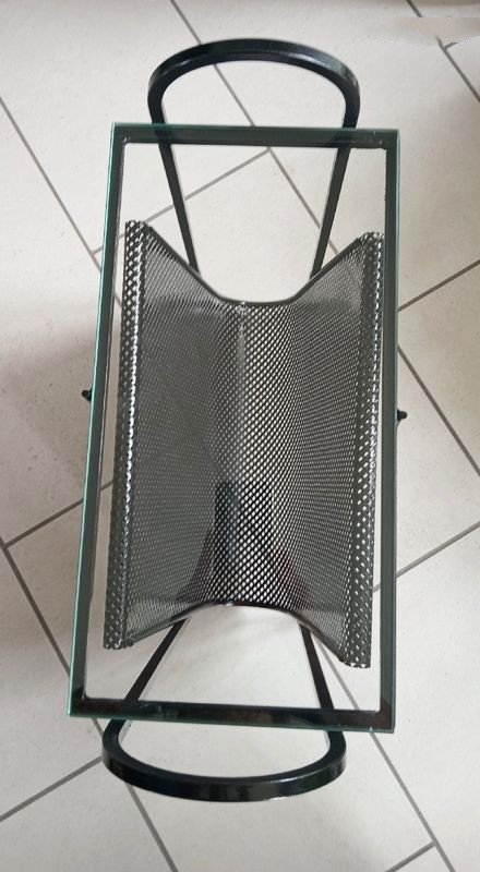 Porte revues en métal années 1950 attribué à Mathieu MATEGOT-photo-2