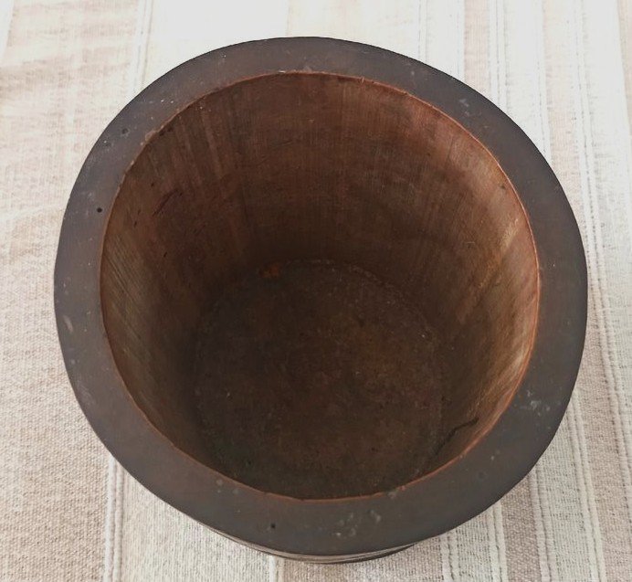 Brush Holder - Bamboo Brush Pot, Known As Bitong, China Or Japan, 19th/20th Century-photo-2