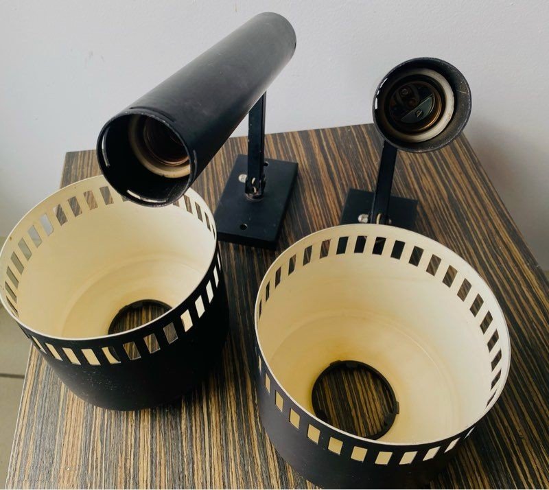 Paire appliques anciennes  Lita 2300 vintage années 70's-photo-2