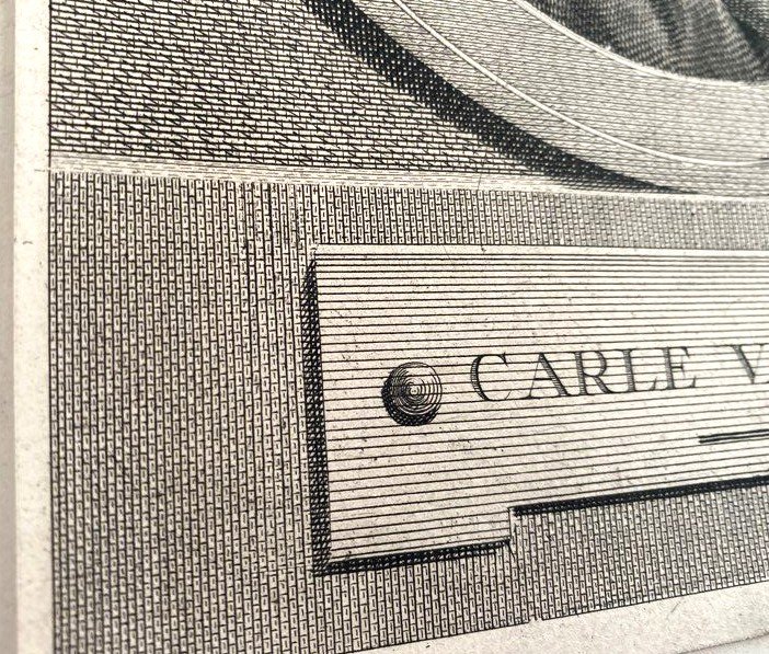 Antique Engraving By Carle Vanloo, 18th Century-photo-8