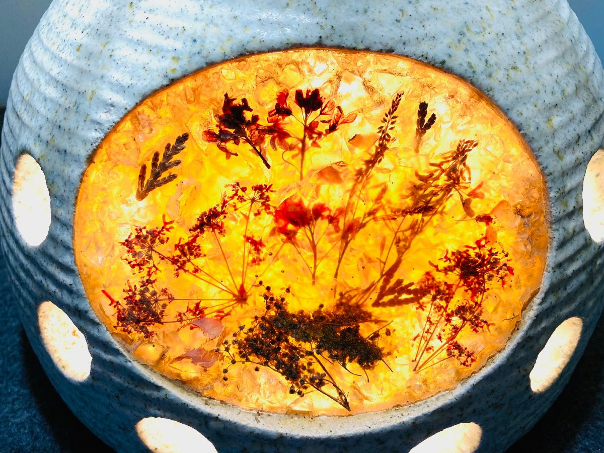 Grande Lampe Accolay de Georges PELLETIER années 70-photo-1