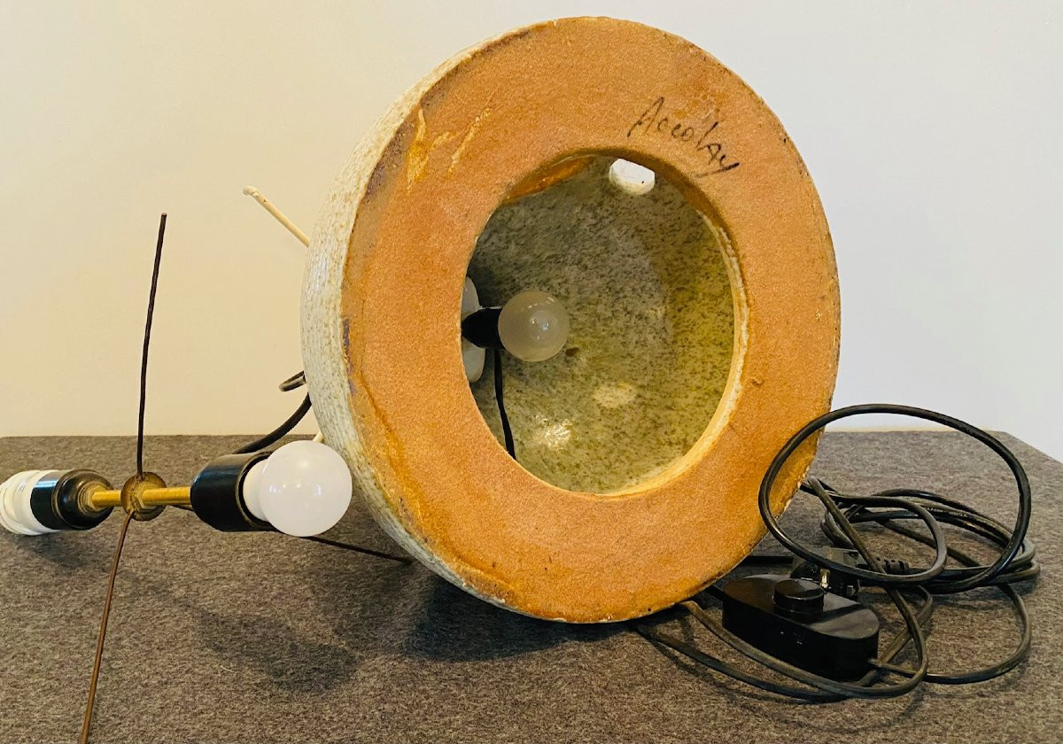 Grande Lampe Accolay de Georges PELLETIER années 70-photo-8